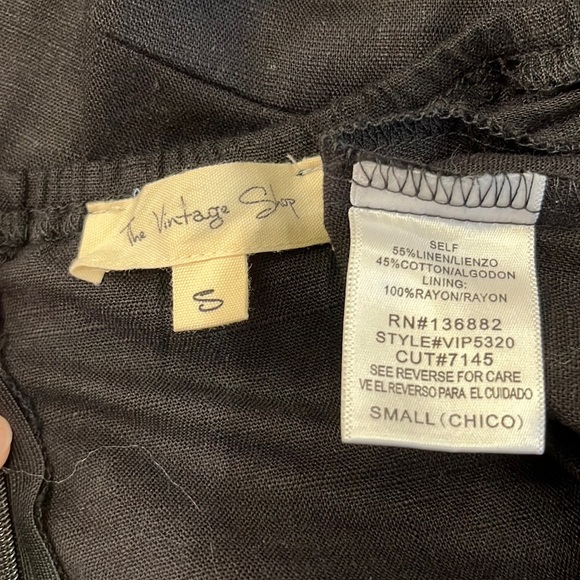 The Vintage Shop Black Ruffle Cropped Jumpsuit - Picture 11 of 12